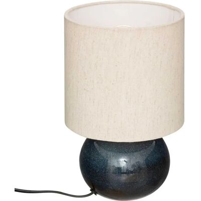 ATMOSPHERA Lampe à Poser Boule Gaia 28cm Bleu - Publicité ATMOSPHERA Lampe à Poser Boule Gaia 28cm Bleu - Publicité