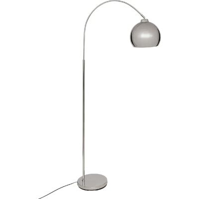 ATMOSPHERA Lampadaire arc en acier FLORIS - H. 177 cm - Argent - Publicité ATMOSPHERA Lampadaire arc en acier FLORIS - H. 177 cm - Argent - Publicité