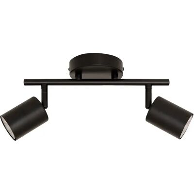 ATMOSPHERA Applique Murale 2 Spots Orientables Vico 16cm Noir - Publicité ATMOSPHERA Applique Murale 2 Spots Orientables Vico 16cm Noir - Publicité