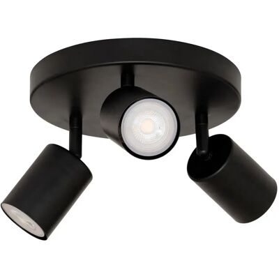 ATMOSPHERA Plafonnier 3 Spots Orientables Vico 20cm Noir - Publicité ATMOSPHERA Plafonnier 3 Spots Orientables Vico 20cm Noir - Publicité