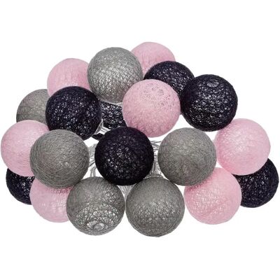 Atmosphera Modèle - Guirlande de Boules en Coton - 435cm - Multicolore - Publicité Atmosphera Modèle - Guirlande de Boules en Coton - 435cm - Multicolore - Publicité