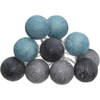 ATMOSPHERA Guirlande Led 10 Boules Winter 165cm Multicolore - Publicité ATMOSPHERA Guirlande Led 10 Boules Winter 165cm Multicolore - Publicité