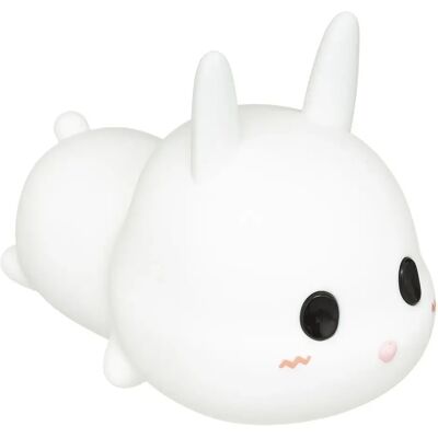 ATMOSPHERA Veilleuse pour Enfant Lapin Silicone 15cm Blanc - Publicité ATMOSPHERA Veilleuse pour Enfant Lapin Silicone 15cm Blanc - Publicité