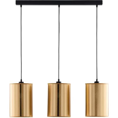 Jupiter Suspension Cortina 3 lampes - Or - Publicité Jupiter Suspension Cortina 3 lampes - Or - Publicité