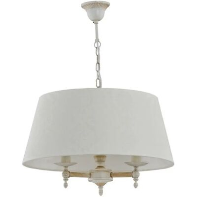 Suspension classique Alfa Roksana 3xE14 blanche Ø50cm - Publicité Suspension classique Alfa Roksana 3xE14 blanche Ø50cm - Publicité