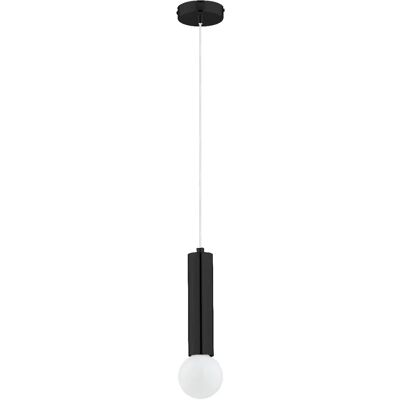 Suspension tube carrée noire minimaliste E27 Alfa Jazz - Publicité Suspension tube carrée noire minimaliste E27 Alfa Jazz - Publicité