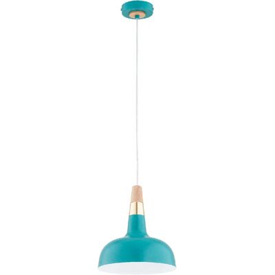 Alfa Suspension moderne menthe bois cuisine E27 15W Rodos - Publicité Alfa Suspension moderne menthe bois cuisine E27 15W Rodos - Publicité