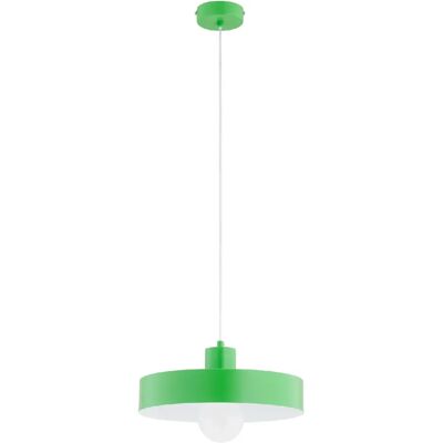 Suspension moderne verte ronde Ø34 E27 Alfa Nevera - Publicité Suspension moderne verte ronde Ø34 E27 Alfa Nevera - Publicité