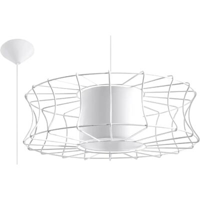 Sollux lighting Suspension Salerno - Blanc - Publicité Sollux lighting Suspension Salerno - Blanc - Publicité