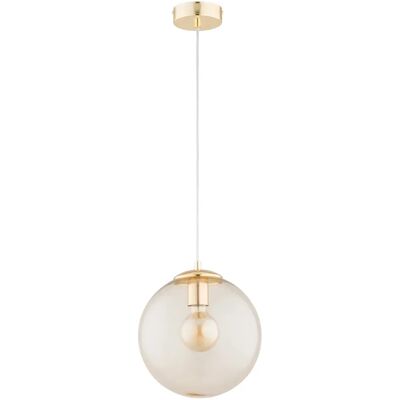 Suspension glamour LEILA Alfa boule dorée E27 Ø25cm - Publicité Suspension glamour LEILA Alfa boule dorée E27 Ø25cm - Publicité