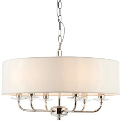 Endon Suspension Nixon 6 lumières - Argent - Publicité Endon Suspension Nixon 6 lumières - Argent - Publicité