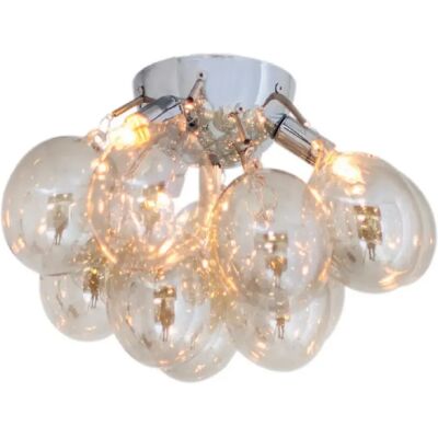 Suspension en Verre Amber Rydens Modèle Gross - Lampe Suspendue pour Hauts Plafonds - Publicité Suspension en Verre Amber Rydens Modèle Gross - Lampe Suspendue pour Hauts Plafonds - Publicité
