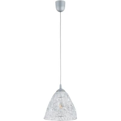 Suspension chrome filaire cristal E27 15W Soni Alfa - Publicité Suspension chrome filaire cristal E27 15W Soni Alfa - Publicité
