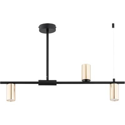 Suspension spots moderne noire dorée 5xGU10 URANOS Alfa - Publicité Suspension spots moderne noire dorée 5xGU10 URANOS Alfa - Publicité