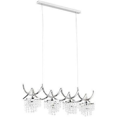 Alfa Helisa 60177 Lampe suspendue en verre 4L - Lampe de plafond - Publicité Alfa Helisa 60177 Lampe suspendue en verre 4L - Lampe de plafond - Publicité
