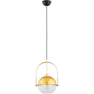 Suspension boule verre doré/noir E27 15W Eridum Alfa - Publicité Suspension boule verre doré/noir E27 15W Eridum Alfa - Publicité