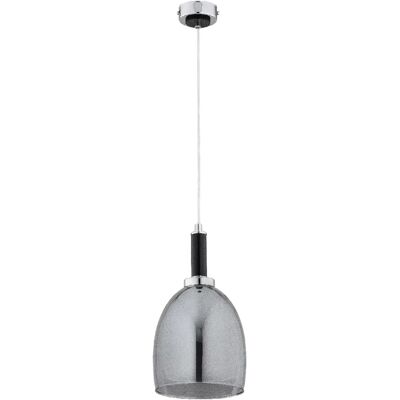 Suspension LISSY Alfa chrome verre fumé dôme Ø17 E27 - Publicité Suspension LISSY Alfa chrome verre fumé dôme Ø17 E27 - Publicité
