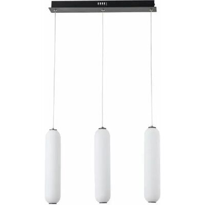 Suspension Catkin noire verticale 3 lumières 8W Reality - Publicité Suspension Catkin noire verticale 3 lumières 8W Reality - Publicité