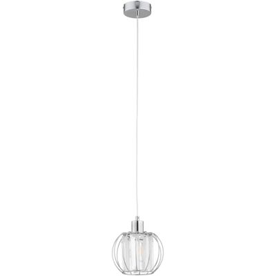 Suspension moderne chromée cristal E27 15W KRISTAL Alfa - Publicité Suspension moderne chromée cristal E27 15W KRISTAL Alfa - Publicité