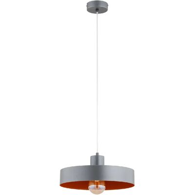 Suspension moderne ronde graphite E27 15W Nevera Alfa - Publicité Suspension moderne ronde graphite E27 15W Nevera Alfa - Publicité