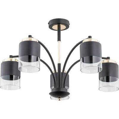 Lustre Alfa Tuba - 5x60W/ E27 - Publicité Lustre Alfa Tuba - 5x60W/ E27 - Publicité