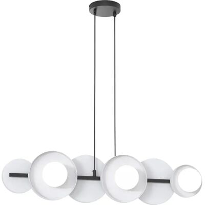 Emibig Suspension géométrique 6 lampes - Gris - Publicité Emibig Suspension géométrique 6 lampes - Gris - Publicité