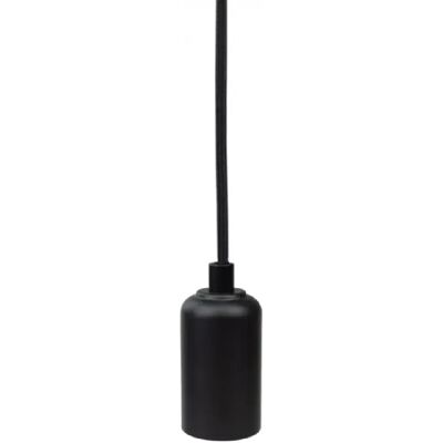 Ecolight Suspension rétro cylindrique - Noir - Publicité Ecolight Suspension rétro cylindrique - Noir - Publicité