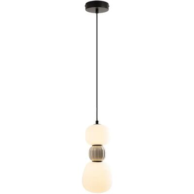 Maxlight Suspension moderne verre – Gris - Publicité Maxlight Suspension moderne verre – Gris - Publicité