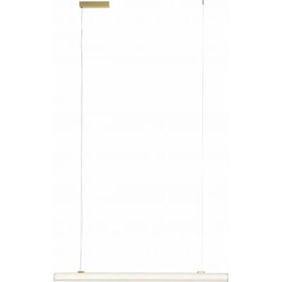 Suspension moderne tube verre or LED 18W Fayette Maxlight - Publicité Suspension moderne tube verre or LED 18W Fayette Maxlight - Publicité