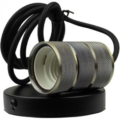 Ecolight Suspension industrielle - Marron - Publicité Ecolight Suspension industrielle - Marron - Publicité