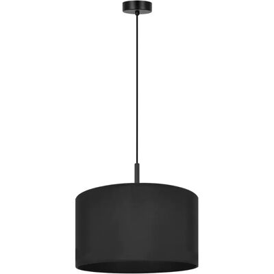 Suspension classique noire abat-jour Ø40 Kaja Simone - Publicité Suspension classique noire abat-jour Ø40 Kaja Simone - Publicité
