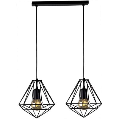 Kaja Suspension loft métal - Noir - Publicité Kaja Suspension loft métal - Noir - Publicité