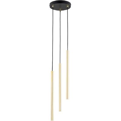 Emibig suspension 3 lampes - Or - Publicité Emibig suspension 3 lampes - Or - Publicité