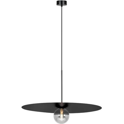 Suspension moderne noire Ø60 verre fumé G9 Kaja Fermi - Publicité Suspension moderne noire Ø60 verre fumé G9 Kaja Fermi - Publicité