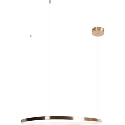 Suspension moderne anneau cuivre brossé LED 37W Cayenne Maxlight - Publicité Suspension moderne anneau cuivre brossé LED 37W Cayenne Maxlight - Publicité