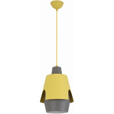 Candellux Suspension Falun - Jaune et gris - Publicité Candellux Suspension Falun - Jaune et gris - Publicité