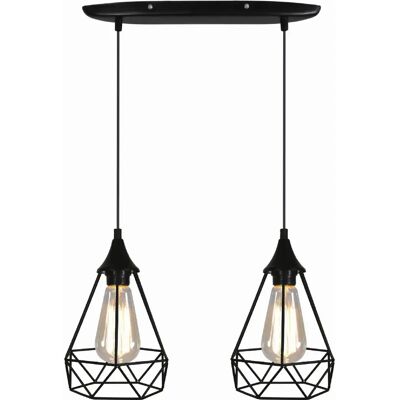 Candellux Suspension Graf plafonnier - Noir - Publicité Candellux Suspension Graf plafonnier - Noir - Publicité