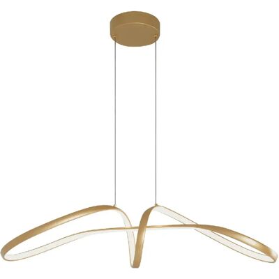 Suspension ruban glamour dorée LED 40W IP20 SNOW Kaja - Publicité Suspension ruban glamour dorée LED 40W IP20 SNOW Kaja - Publicité