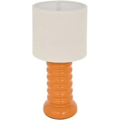 ATMOSPHERA Lampe à Poser en Céramique Vinas 33cm Orange - Publicité ATMOSPHERA Lampe à Poser en Céramique Vinas 33cm Orange - Publicité