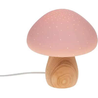 Amadeus Lampe à poser champignon - Rose - Publicité Amadeus Lampe à poser champignon - Rose - Publicité
