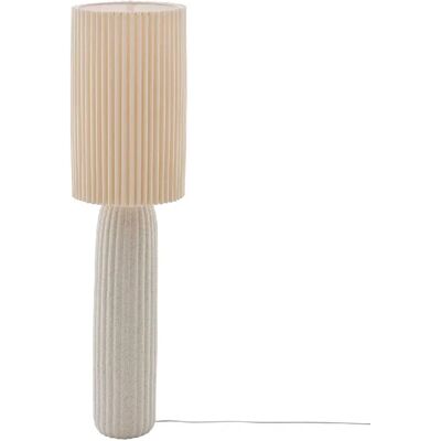 ATMOSPHERA Lampadaire cylindrique en grès KENAN - Beige - Publicité ATMOSPHERA Lampadaire cylindrique en grès KENAN - Beige - Publicité