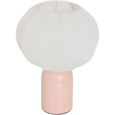 ATMOSPHERA Lampe à Poser en Métal Tobie 33cm Rose - Publicité ATMOSPHERA Lampe à Poser en Métal Tobie 33cm Rose - Publicité