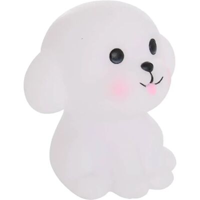 ATMOSPHERA Veilleuse Enfant Chien Softy 9cm Blanc - Publicité ATMOSPHERA Veilleuse Enfant Chien Softy 9cm Blanc - Publicité
