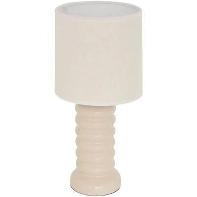 ATMOSPHERA Lampe à Poser en Céramique Vinas 33cm Crème - Publicité ATMOSPHERA Lampe à Poser en Céramique Vinas 33cm Crème - Publicité