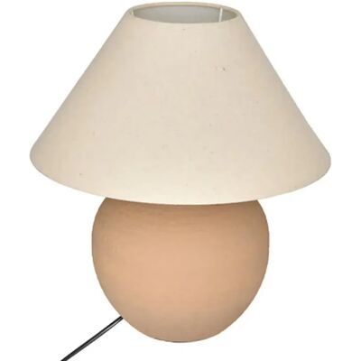 ATMOSPHERA Lampe à Poser en Céramique Seiya 38cm Terracotta - Publicité ATMOSPHERA Lampe à Poser en Céramique Seiya 38cm Terracotta - Publicité