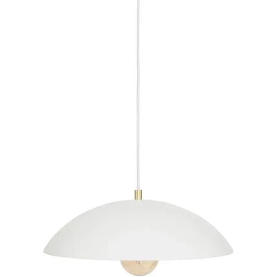 ATMOSPHERA Lampe Suspension Design en Métal Delcia 45cm Blanc - Publicité ATMOSPHERA Lampe Suspension Design en Métal Delcia 45cm Blanc - Publicité
