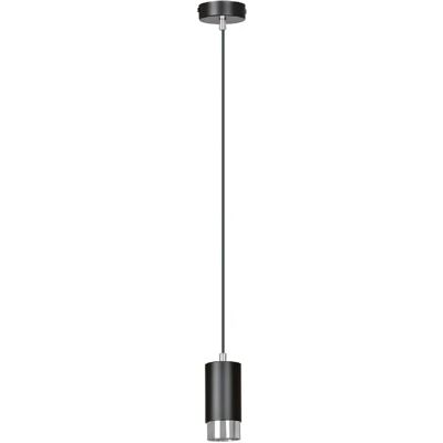 Suspension Emibig Fumiko GU10 noire/chrome Ø8cm métal - Publicité Suspension Emibig Fumiko GU10 noire/chrome Ø8cm métal - Publicité