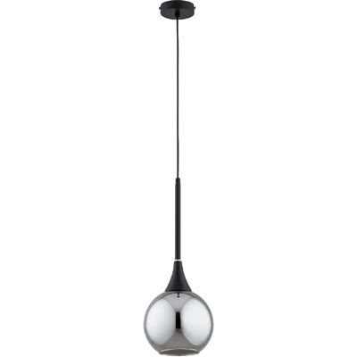 Suspension noire chic, accent or, E27 15W LARIKO Alfa - Publicité Suspension noire chic, accent or, E27 15W LARIKO Alfa - Publicité