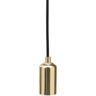 Ecolight Suspension rétro E27 - Or - Publicité Ecolight Suspension rétro E27 - Or - Publicité