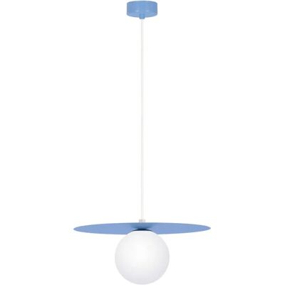 Suspension Kaja ROBIN bleue Ø25cm métal 1xG9 10W IP20 - Publicité Suspension Kaja ROBIN bleue Ø25cm métal 1xG9 10W IP20 - Publicité